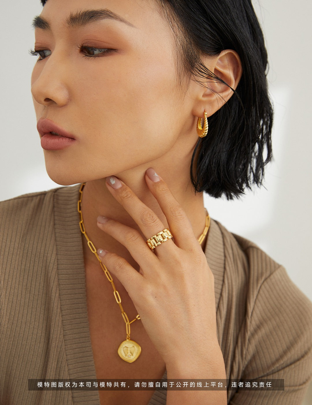 Pure Silver Retro Earrings|Retro Gold & White Gold Vintage Elegance