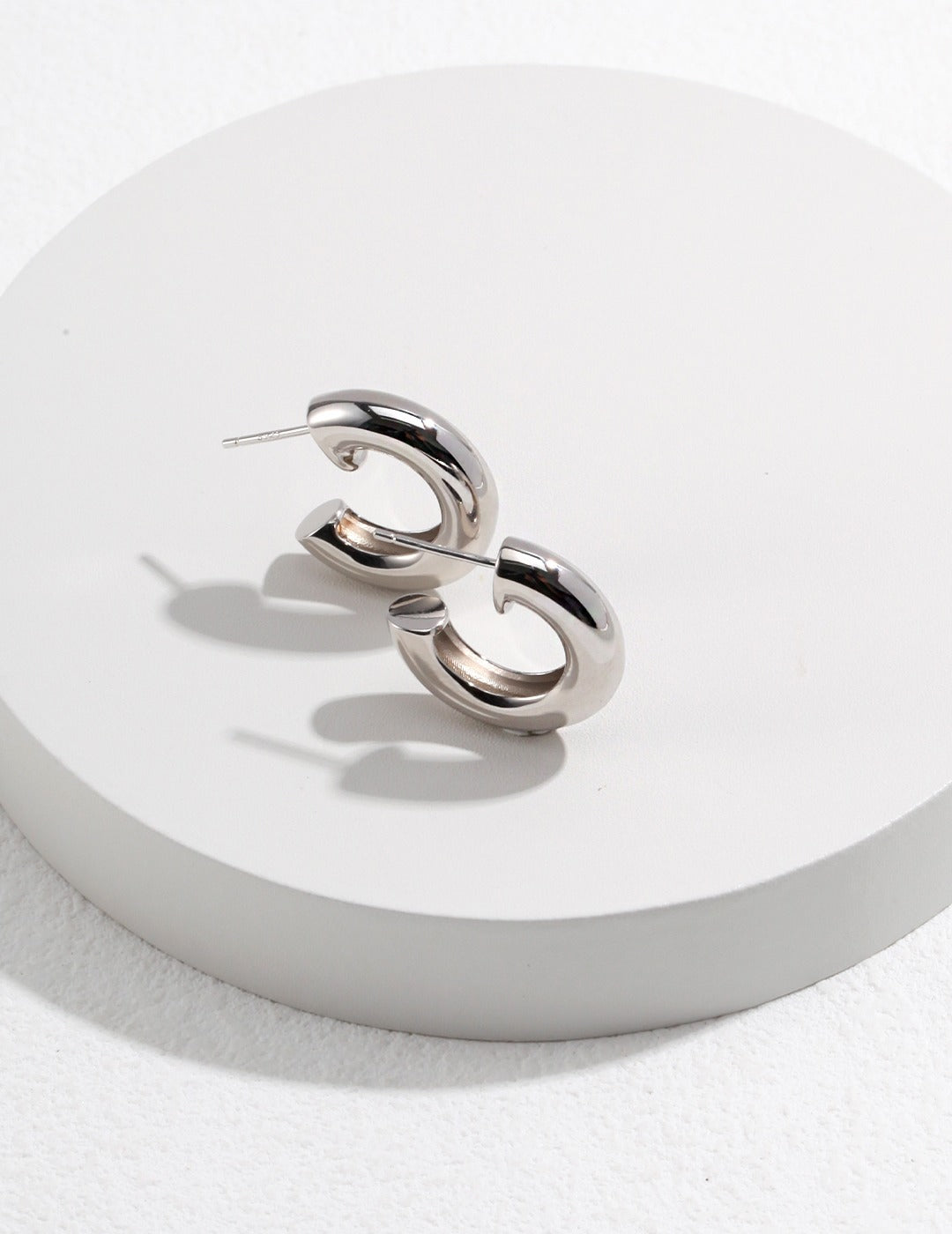 Minimalist Earrings|Retro Gold & White Gold Timeless Design