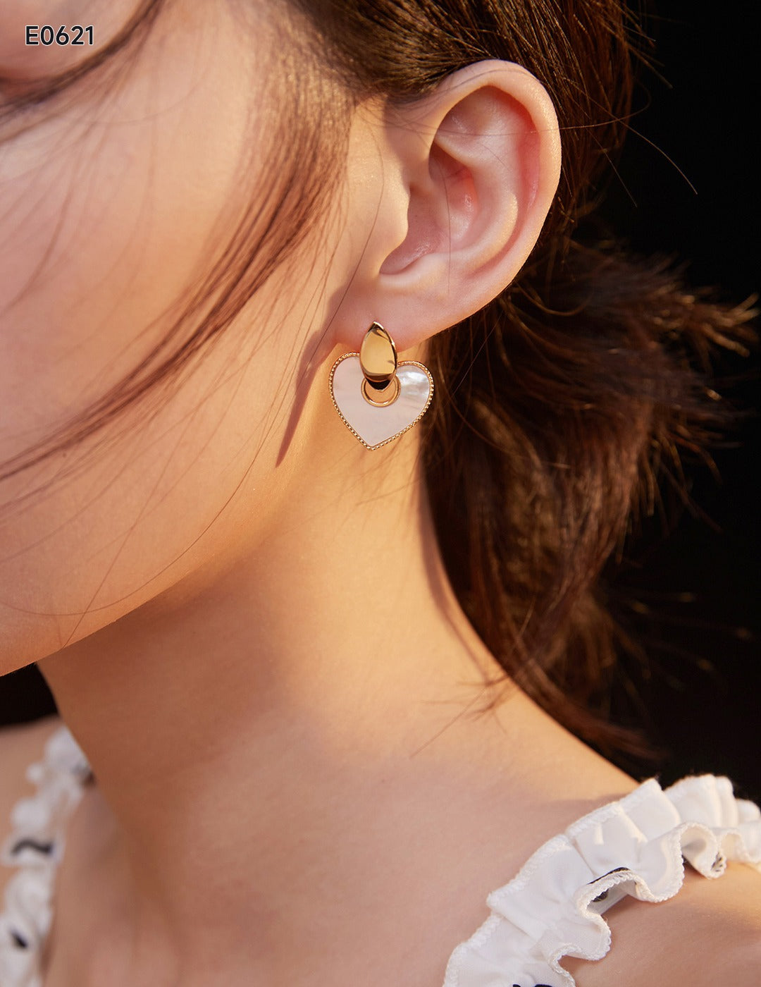 Mother of Pearl Stud Earrings|Timeless Elegance in 925 Silver