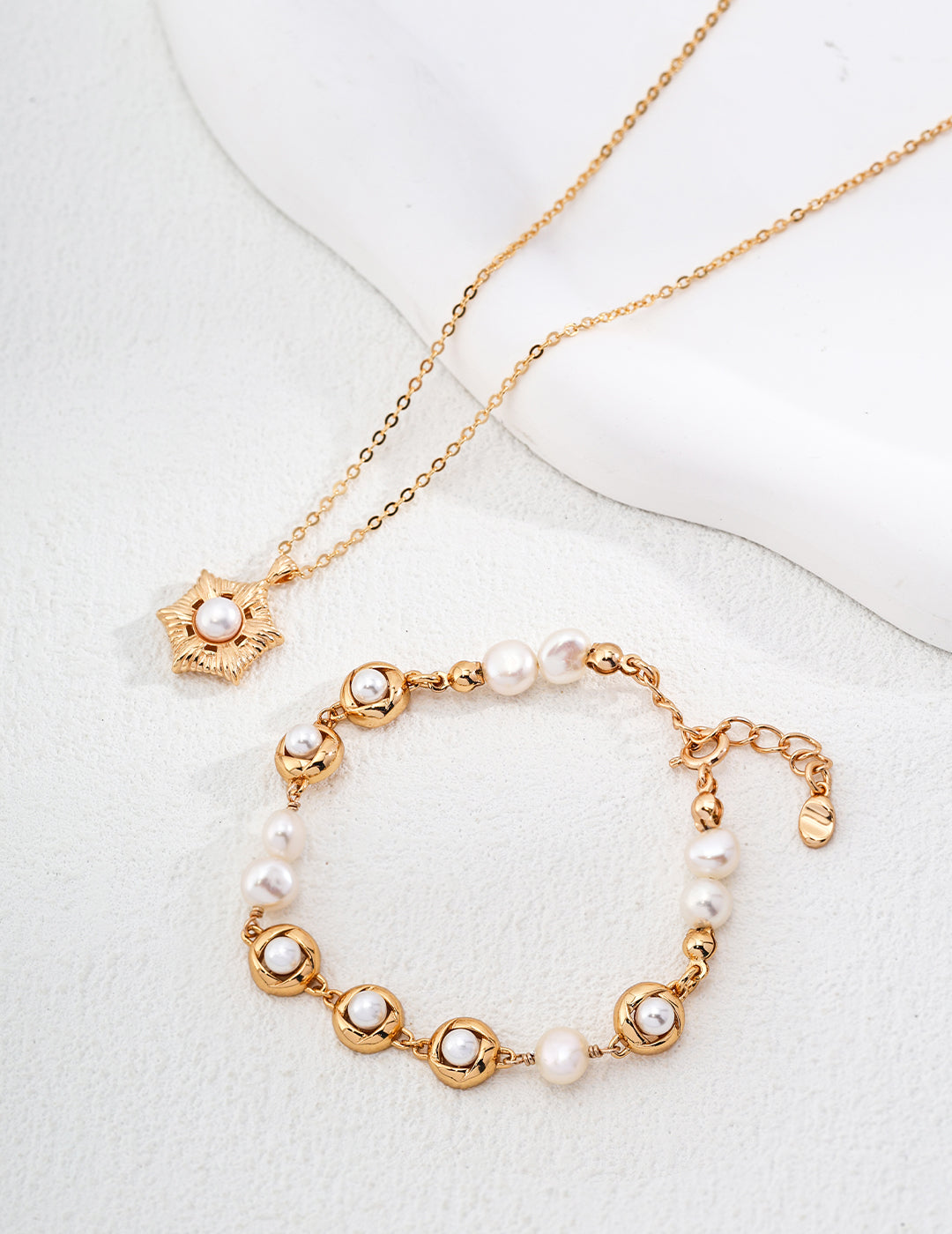 Natural Pearl Bracelet|Modern Minimalist Silver Style