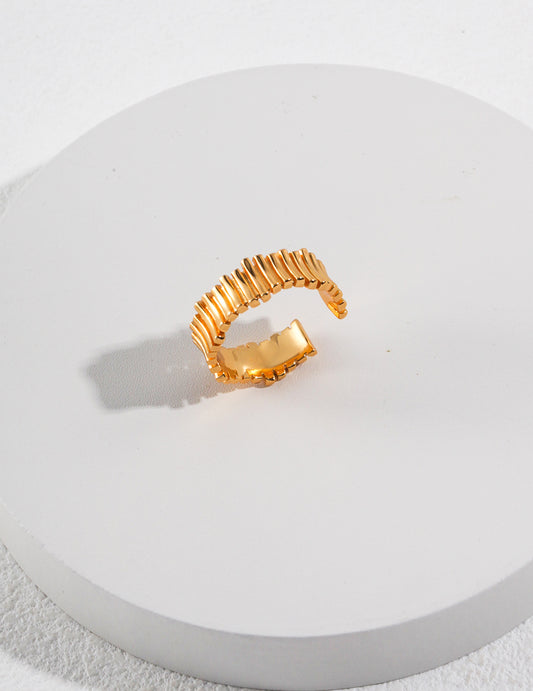 S925 Silver Minimalist Adjustable Ring｜Modern Everyday Elegance