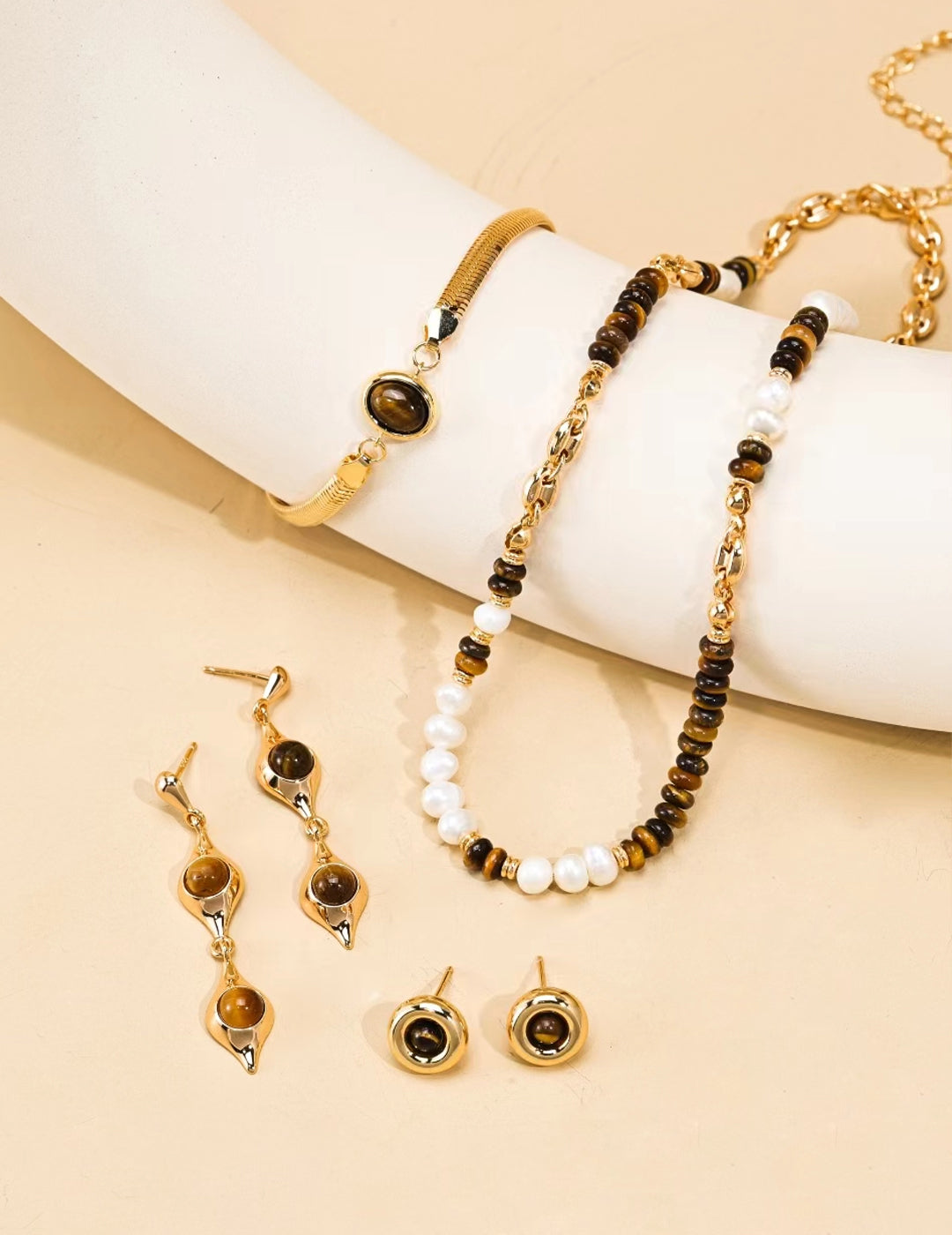 Lapis Lazuli & Tiger Eye Bracelet｜Elegant Balance & Confidence