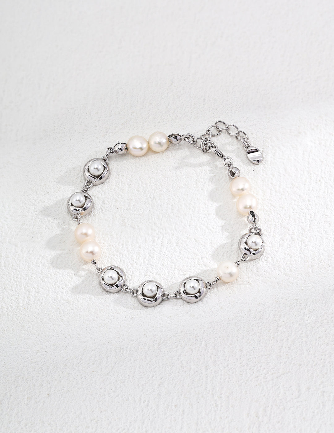 Natural Pearl Bracelet｜Modern Minimalist Silver Style