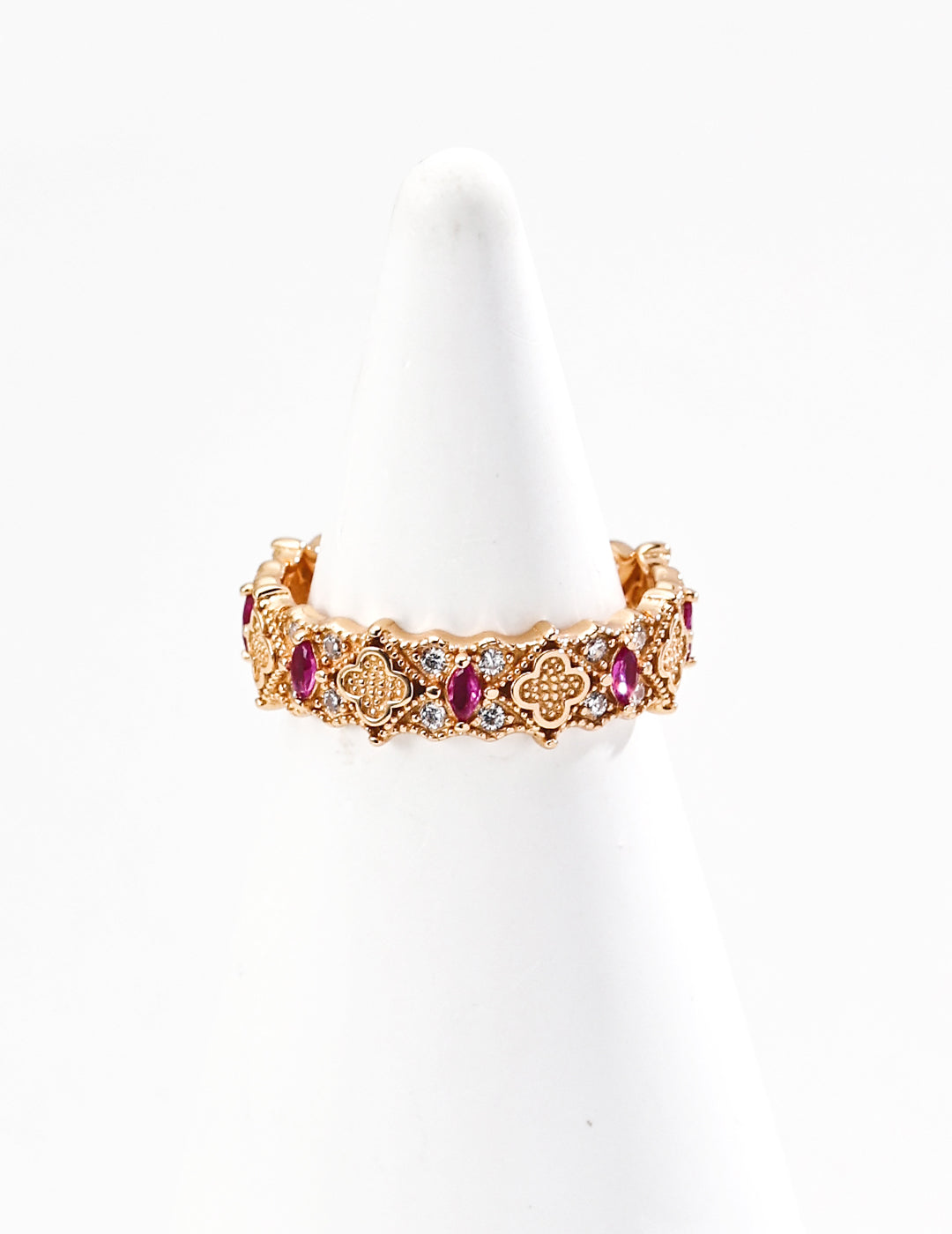 S925 Silver Vintage Zirconia Adjustable Ring｜Timeless Retro Sparkle